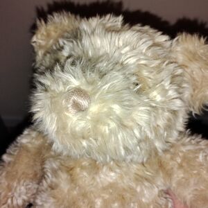 Gund Tan Manni Teddy Bear with Chubby Belly in Excellent Condition So Soft......